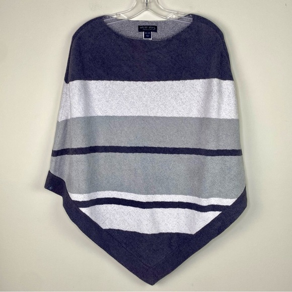 Barefoot Dreams Cozy Ocean Breeze Chic Ultra light super soft cape poncho OS - Picture 6 of 11